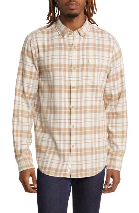 Original penguin sales flannel shirt