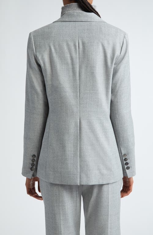 Eleventy Sparkle Wool Blend Blazer In Grey