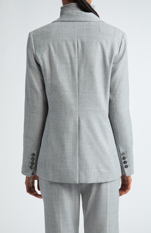 Shop Eleventy Sparkle Wool Blend Blazer In Grey