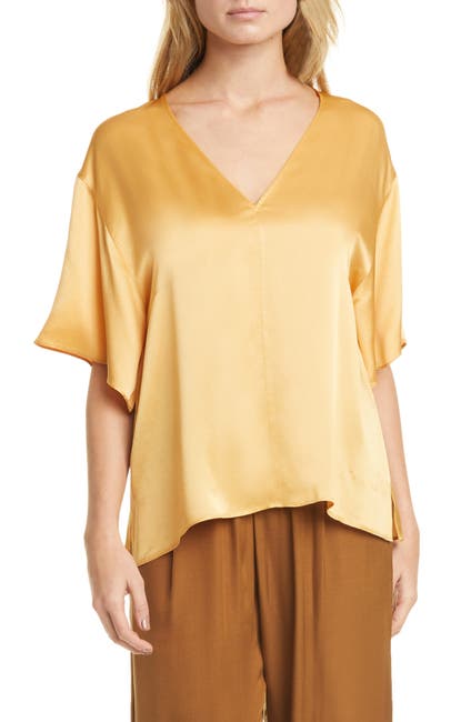 Image of Vince V-Neck Blouse