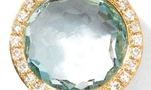Ippolita Rock Candy In Yellow Gold/blue Topaz