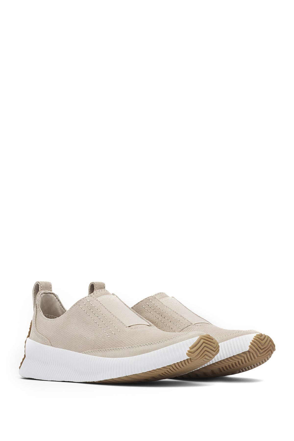 beige slip on sneakers
