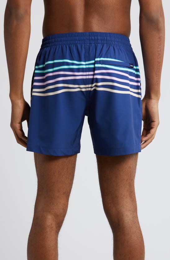 Shop Chubbies Classic Lined 5.5-inch Swim Trunks In Navy