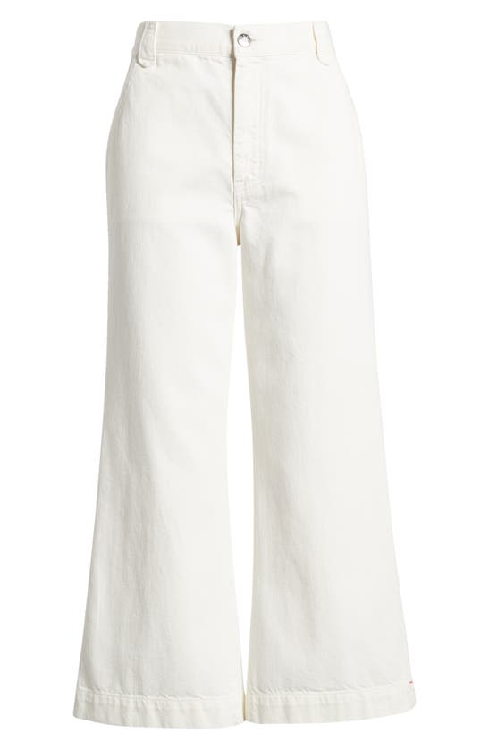 Shop Xirena Xírena Corbin Cotton Wide Leg Pants In White