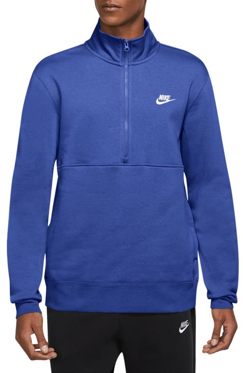 Men's Blue Zip Up Hoodies & Sweatshirts