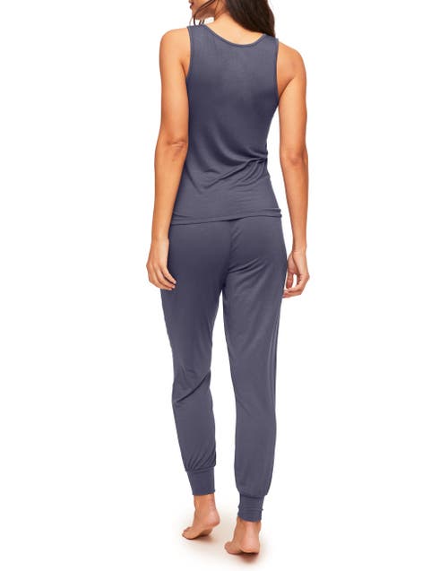 Shop Adore Me Diandra Tank & Pant Pajama Set In Dark Grey