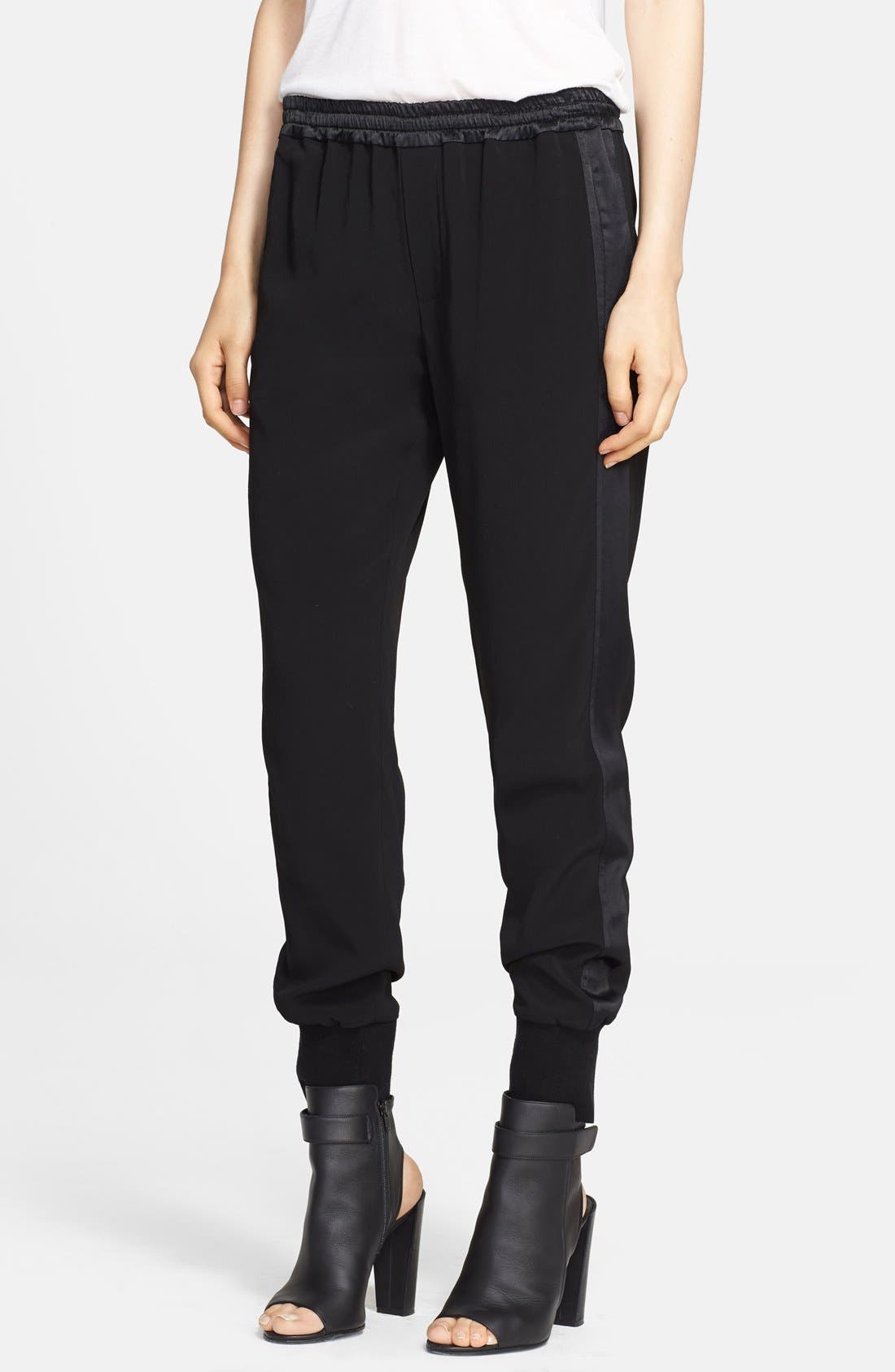 ribbed cuff joggers