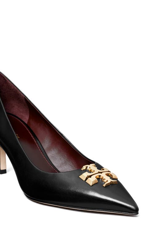 Shop Tory Burch Eleanor Pointed Toe Pump In Perfect Black