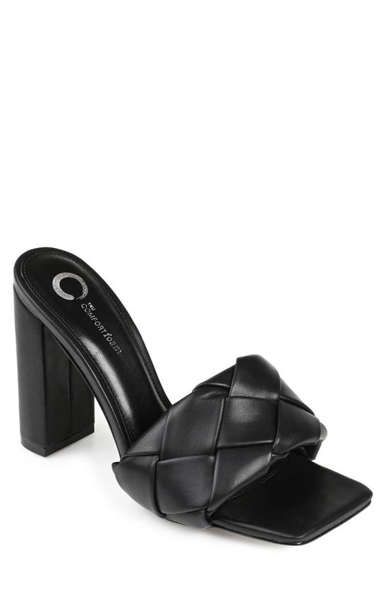 Journee Collection Maysie Square-toe Pump In Black
