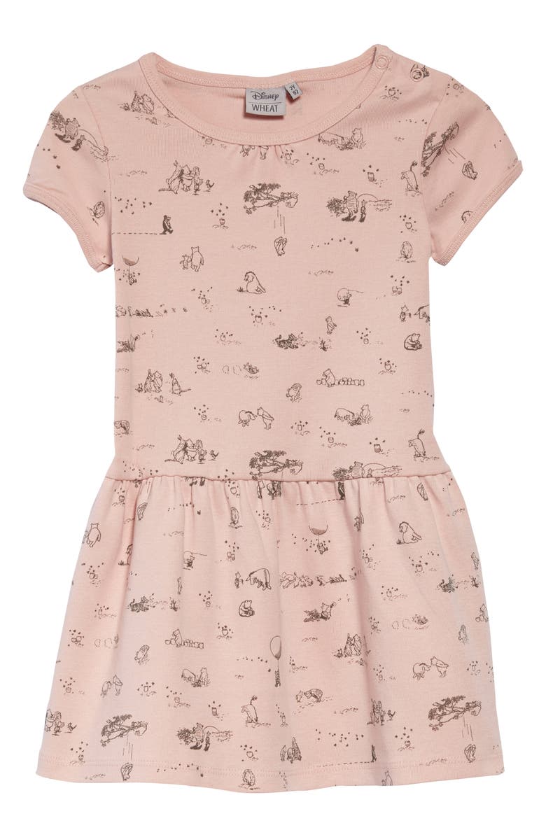 Wheat X Disney Winnie The Pooh Print Dress Baby Girls Toddler