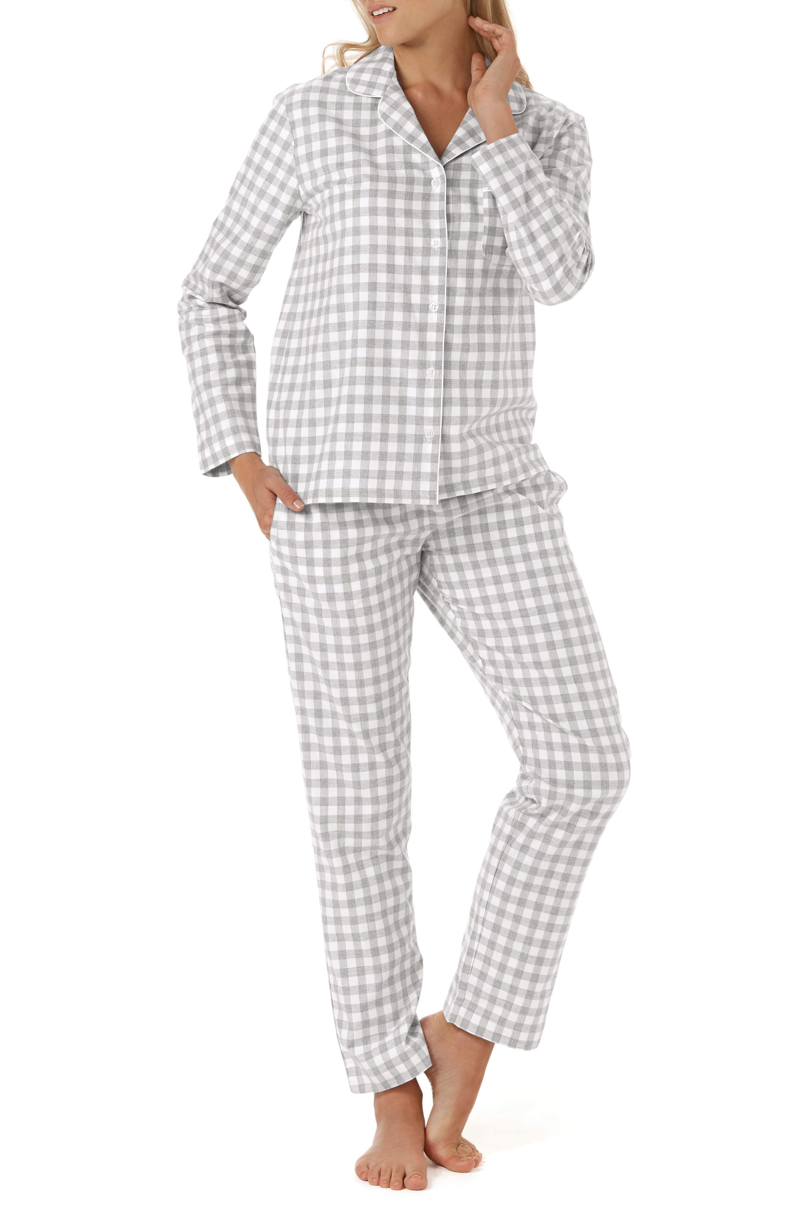 The White Company Gingham Check Pajamas