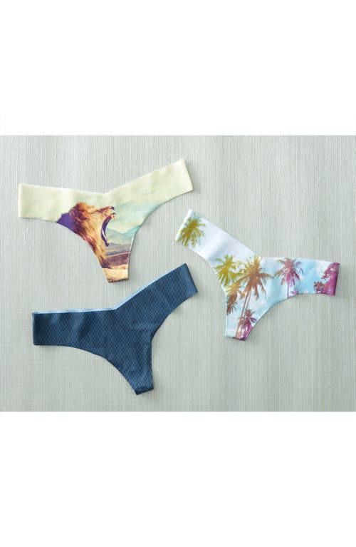 Commando Print Thong In Photo-op Cupcake