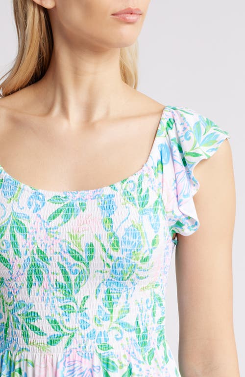 LILLY PULITZER LILLY PULITZER® JILLY FLORAL MINI SUNDRESS 