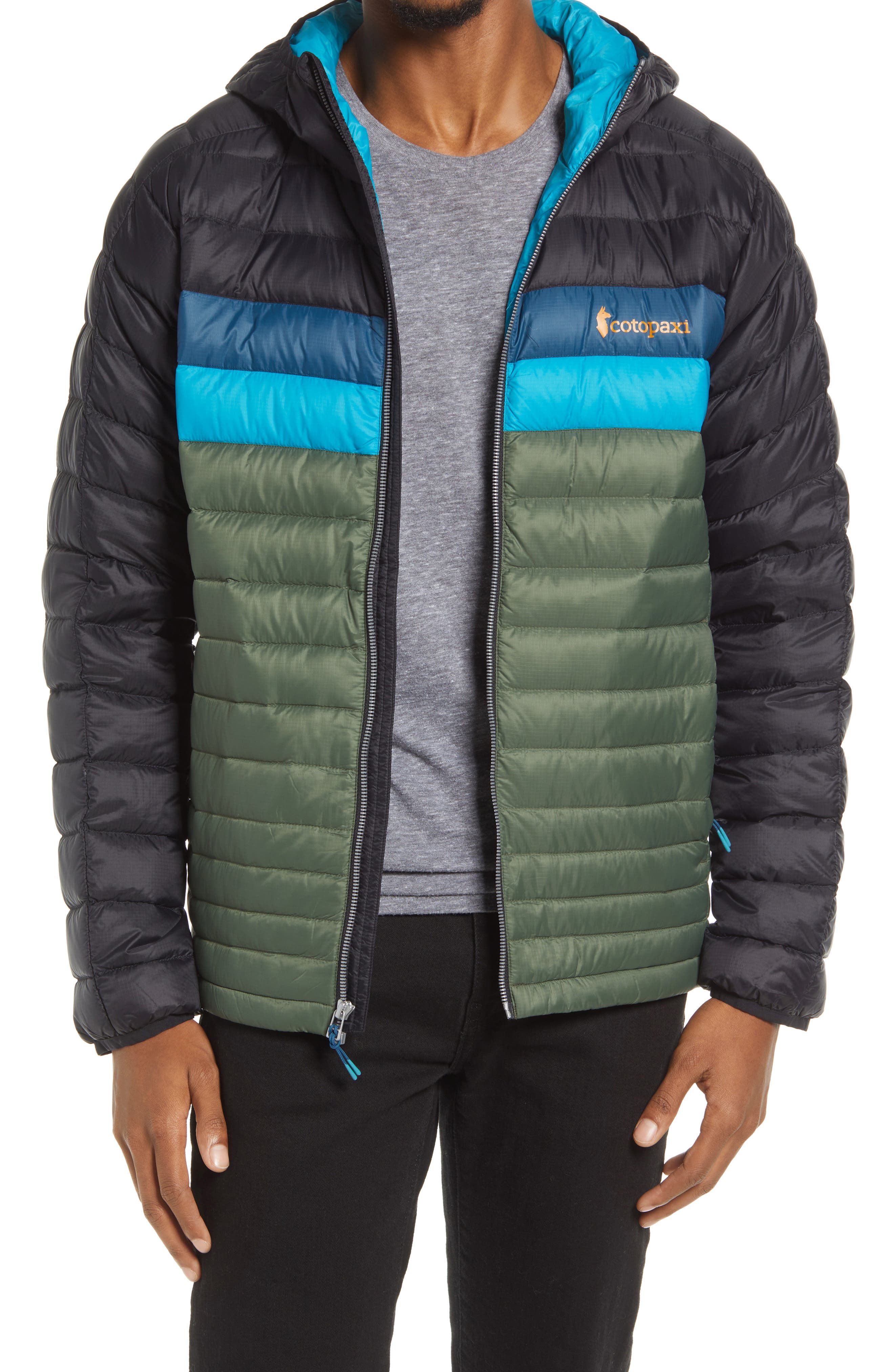 down filled lightweight jacket