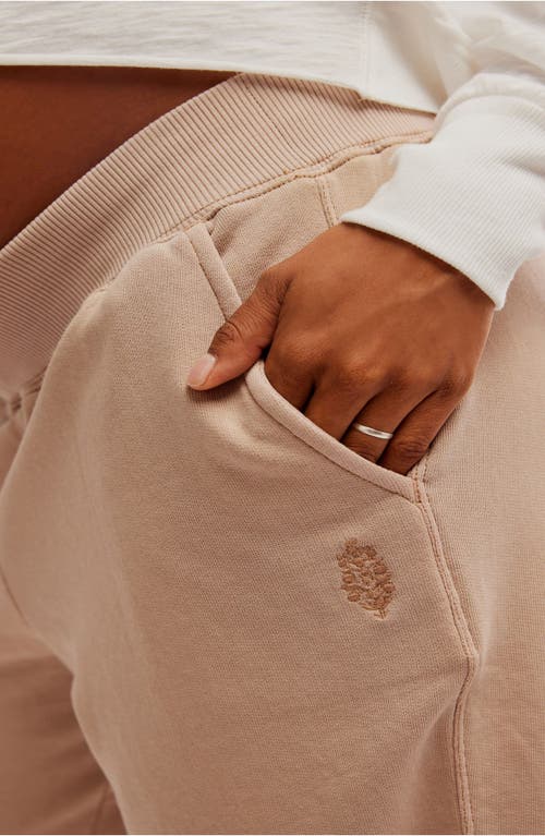 Shop Free People Fp Movement X Hatch Intercept Maternity Sweatpants In Desert Sand