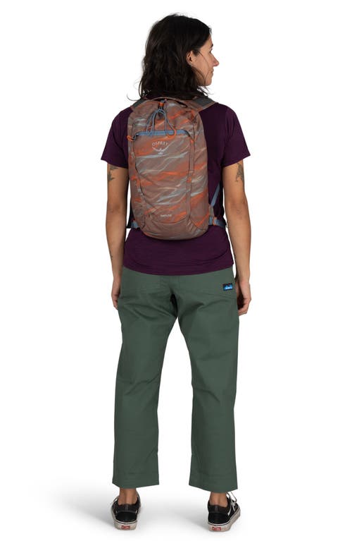 Shop Osprey Daylite Cinch 15-liter Backpack In Smoky Desert Magma