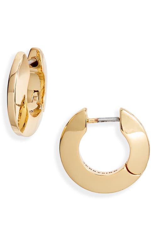 Small Toni Hoop Earrings in High Polish Gold