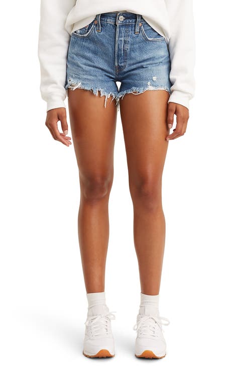 Introducir 73+ imagen womens denim shorts levi’s