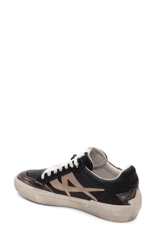 Shop Ash Moonlight Retro Sneaker In Black/gold