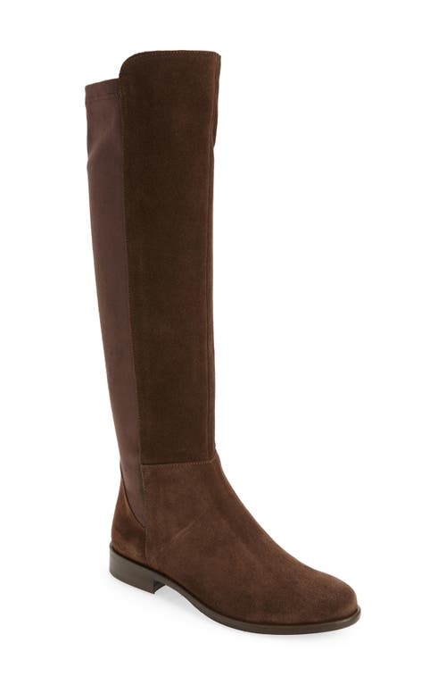 Bethany Over the Knee Boot in Espresso Suede