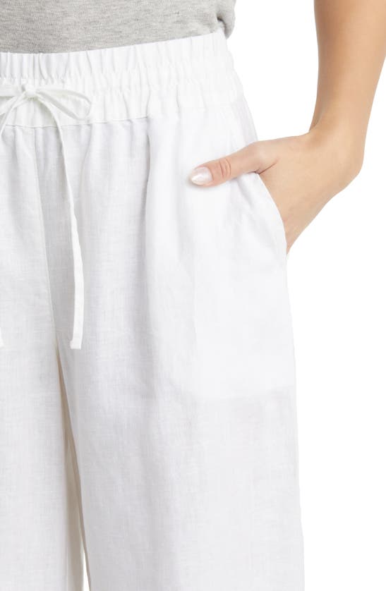 Tommy Bahama Tropical Retreat Wide Leg Linen Pants In White | ModeSens