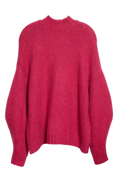 Pistola Carlen Mock Neck Sweater In Fuchsia