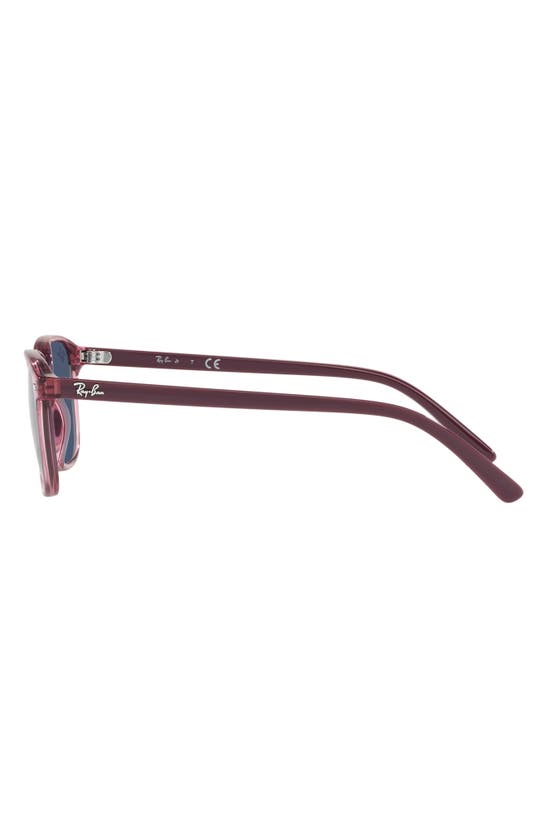 Ray Ban Ray-ban Kids' Junior Leonard 45mm Square Sunglasses In Transparent Pink