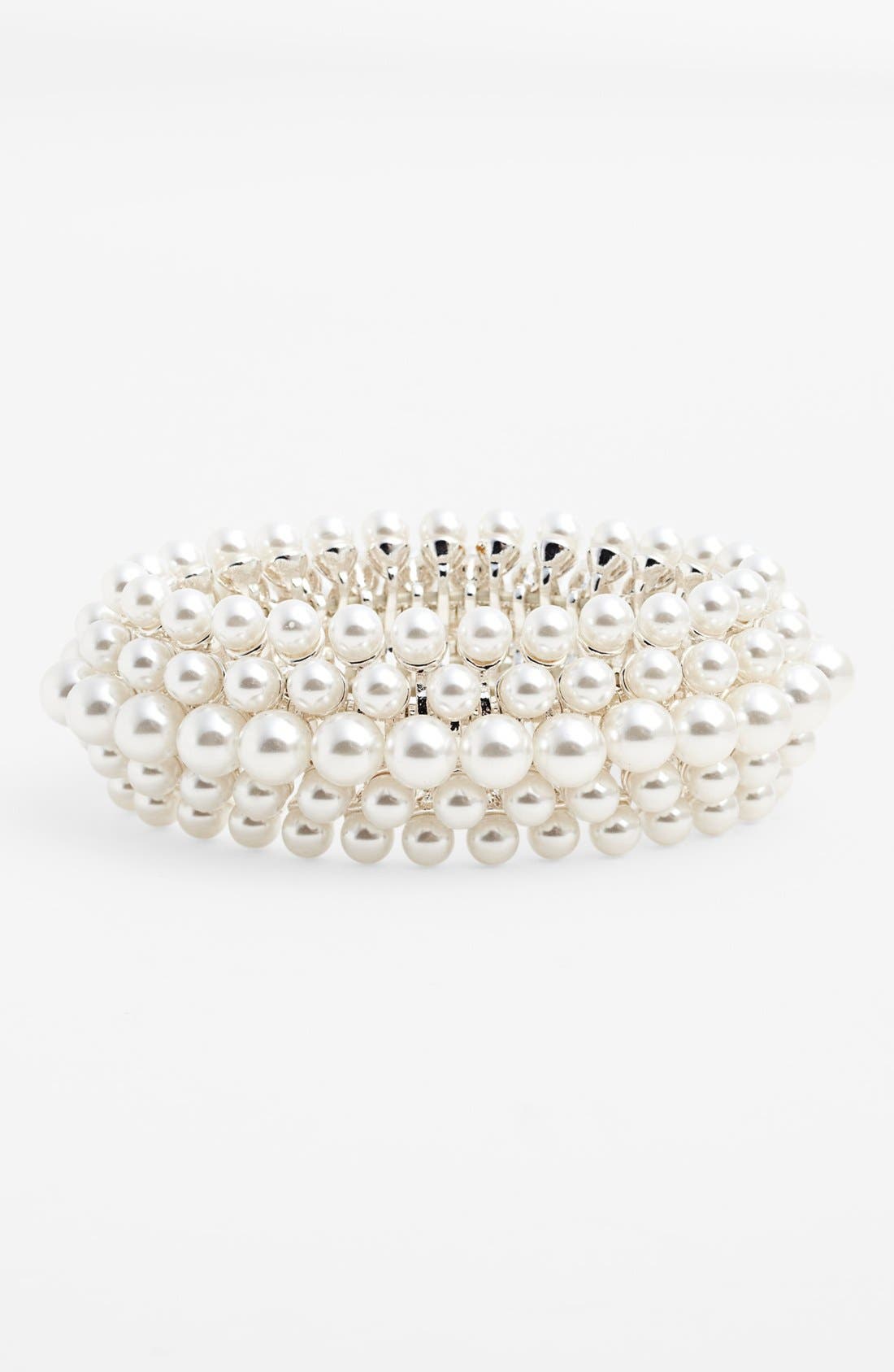 Anne Klein Faux Pearl Stretch Bracelet Nordstrom