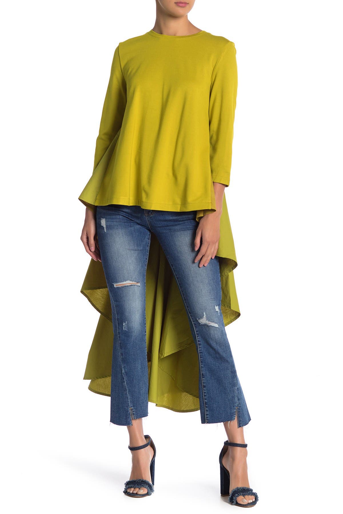 gracia high low top