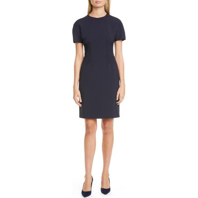 Boss Dituck Pintuck Sheath Dress