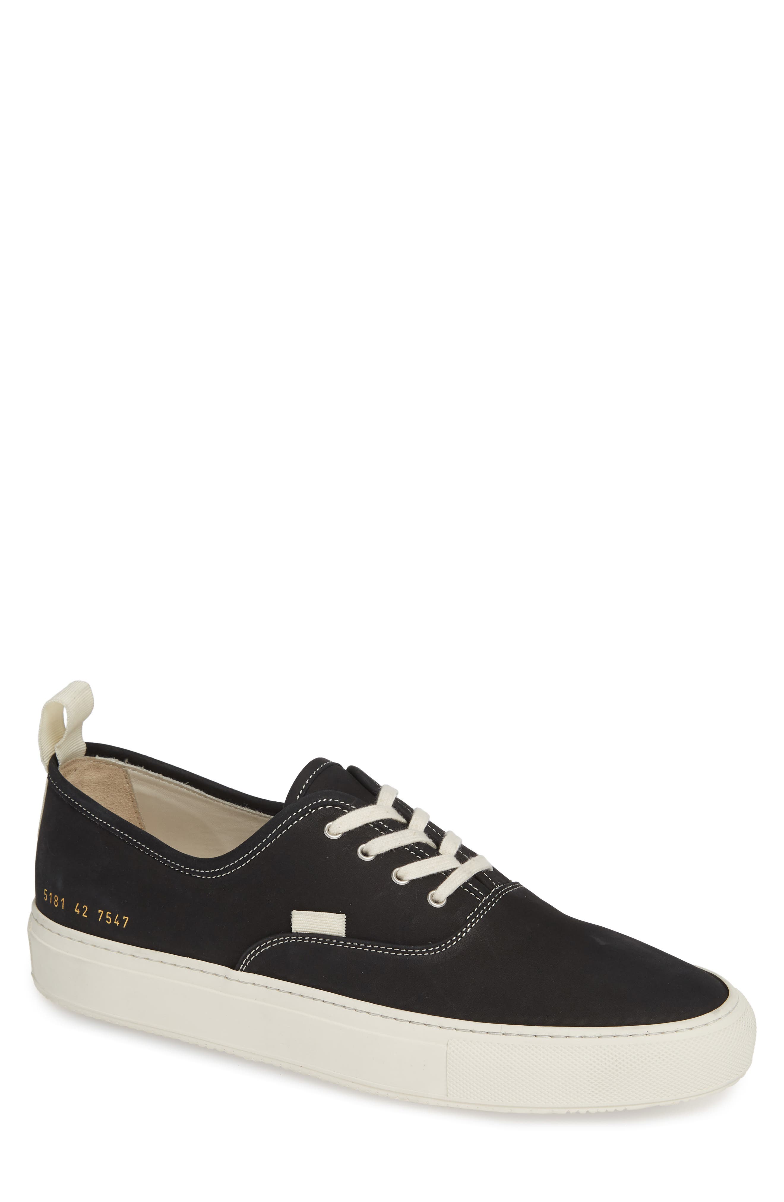 common projects four hole nubuck sneakers