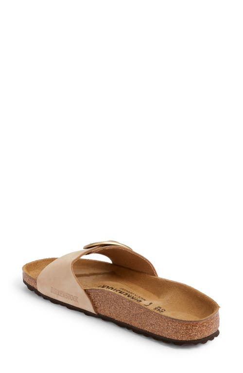 Shop Birkenstock Madrid Big Buckle Slide Sandal In Sandcastle