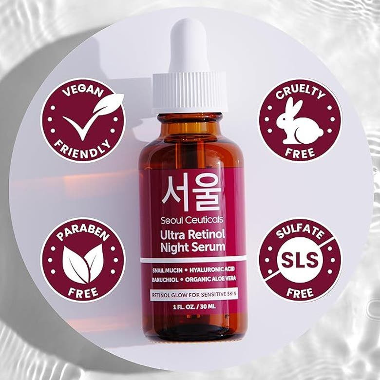 Shop Seoul Ceuticals Korean Skincare Ultra Retinol Night Serum In Clear