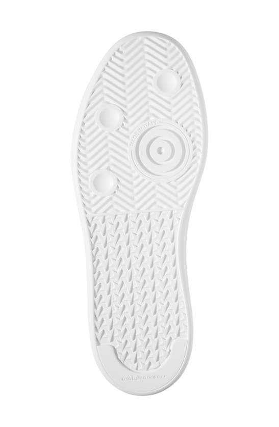 Golden Goose Mens Silver Com Pure Star Bio Logo-print Faux-leather Low-top Trainers In White