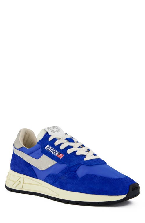 Autry Reelwind Sneaker In Nylon/white/blue