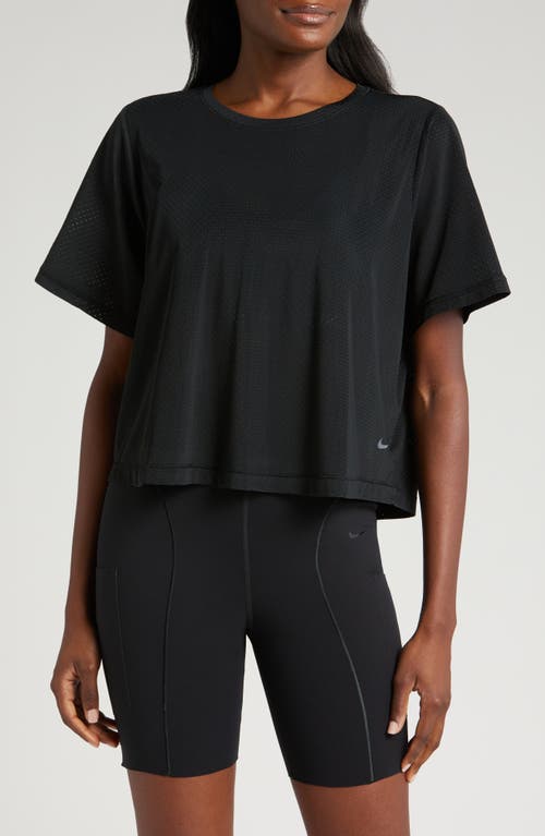 Shop Nike One Classic Breathe Dri-fit Crop Top In Black/black