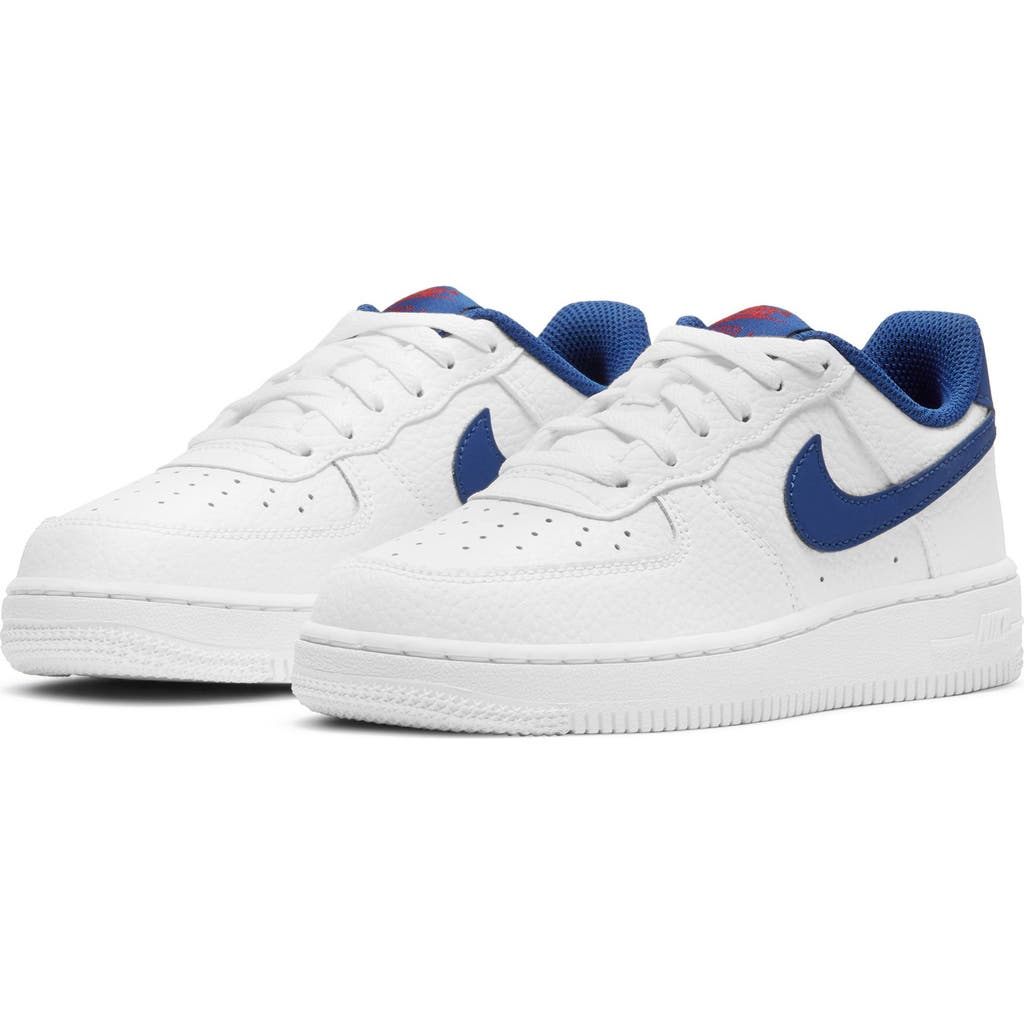Nike Kids' Air Force 1 Sneaker In White/red/royal Blue