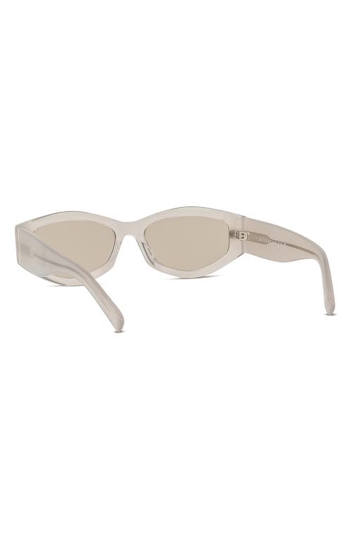 Shop Givenchy Gvday 54mm Square Sunglasses In Grey/other/smoke Mirror