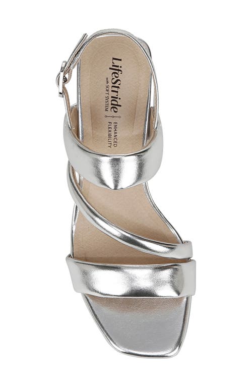Shop Lifestride Celia Sandal In Silver
