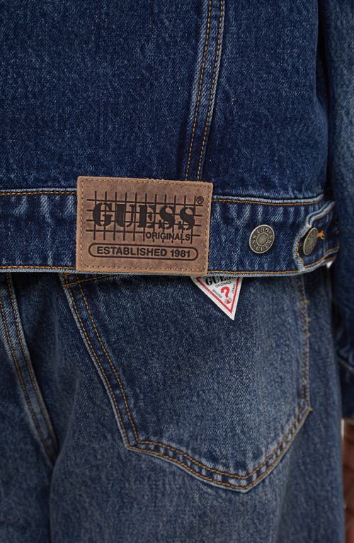 Guess Jeans Kit Denim Trucker Jacket In Ord1