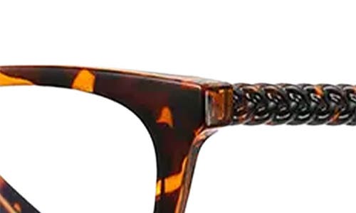 Fifth & Ninth Vera 56mm Cat Eye Blue Light Blocking Glasses In Torte/clear