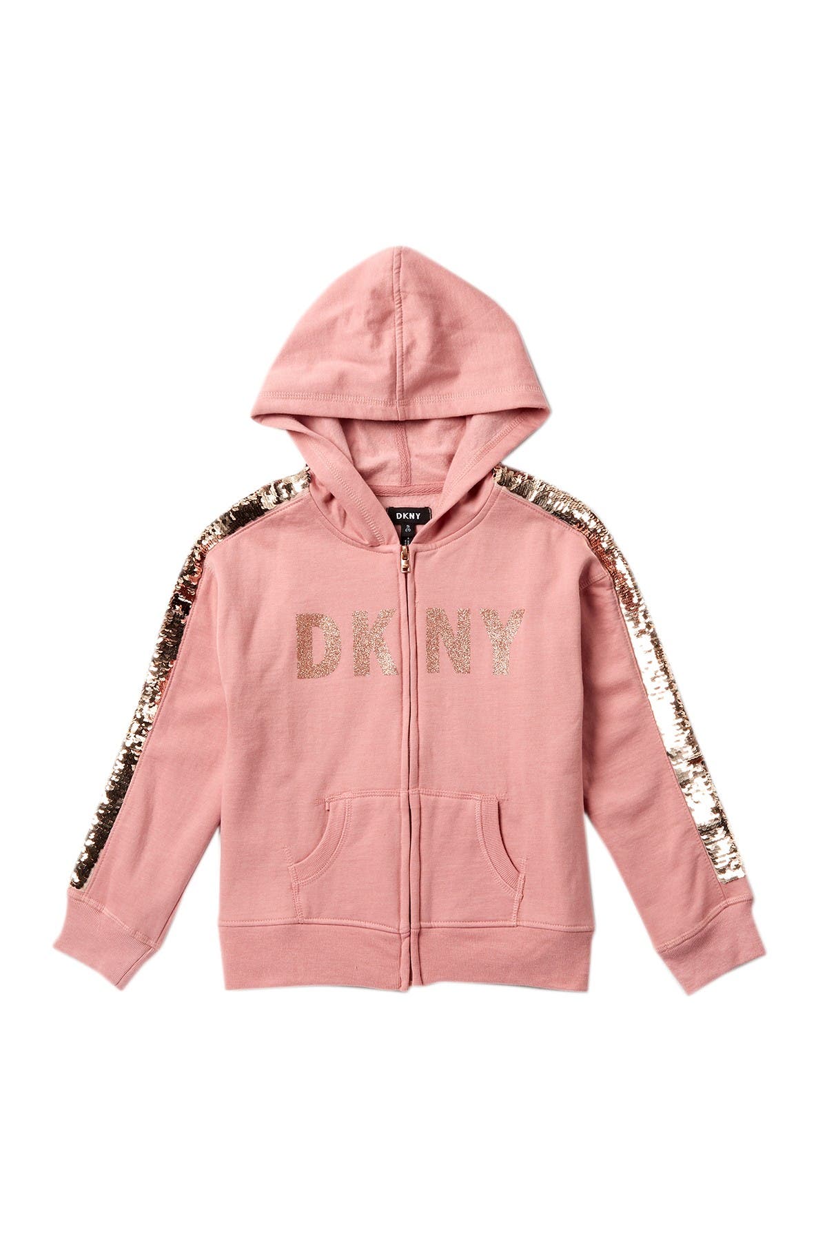 dkny zip up hoodie