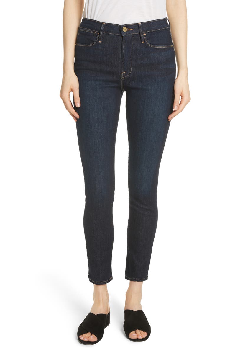FRAME Le High Ankle Skinny Jeans (Dame) | Nordstrom