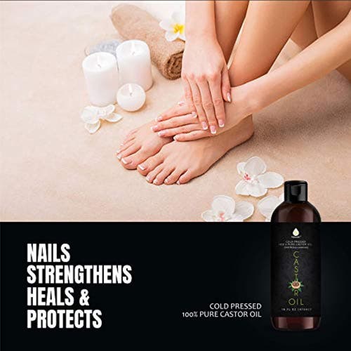 Pursonic Cold Pressed 100% Castor Oil 16 oz In Multicolor