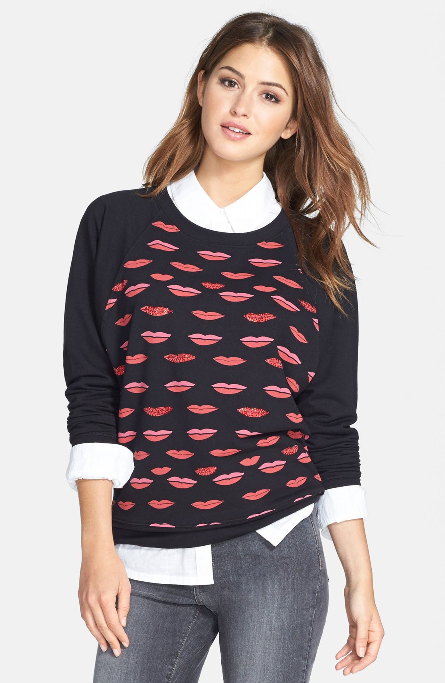 Dolman sleeve sweatshirt Clearance