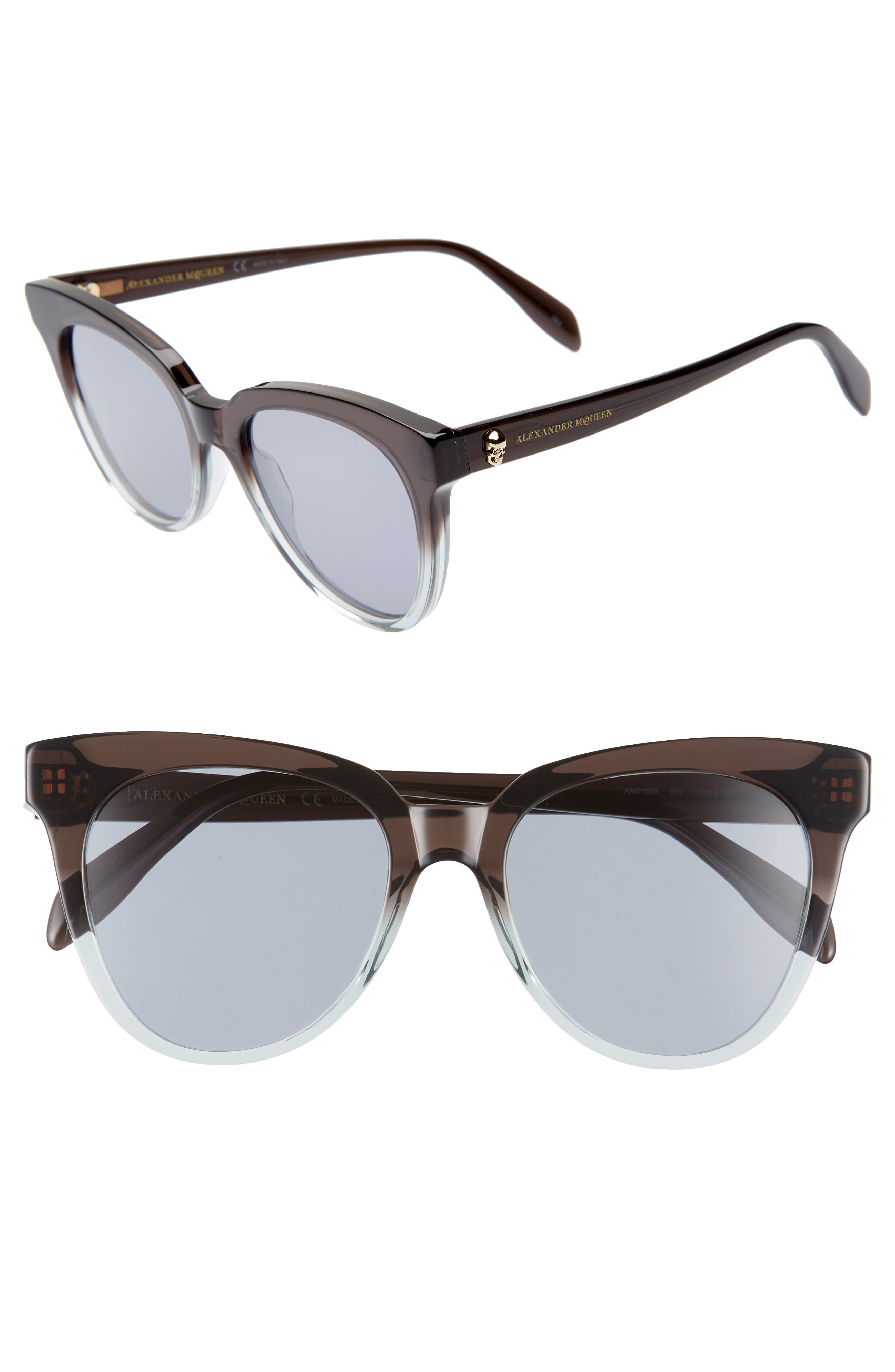 Alexander McQueen 53mm Cat Eye Sunglasses Nordstrom