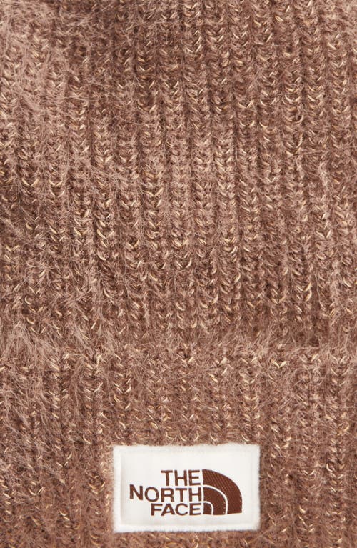 Shop The North Face Salty Bae Knit Beanie In Smokey Brown