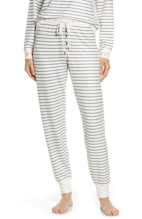 PJ Salvage La Vie en Rose Pajama Pants in Ivory