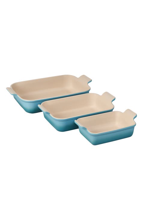 3 Quart Rectangle Glass Baking Dish with Lid - The Peppermill