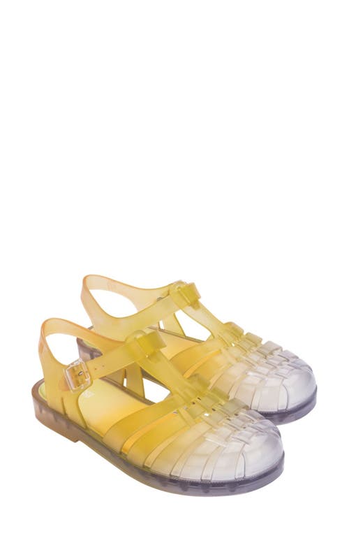 Melissa Possession Fisherman Sandal In Clear/yellow
